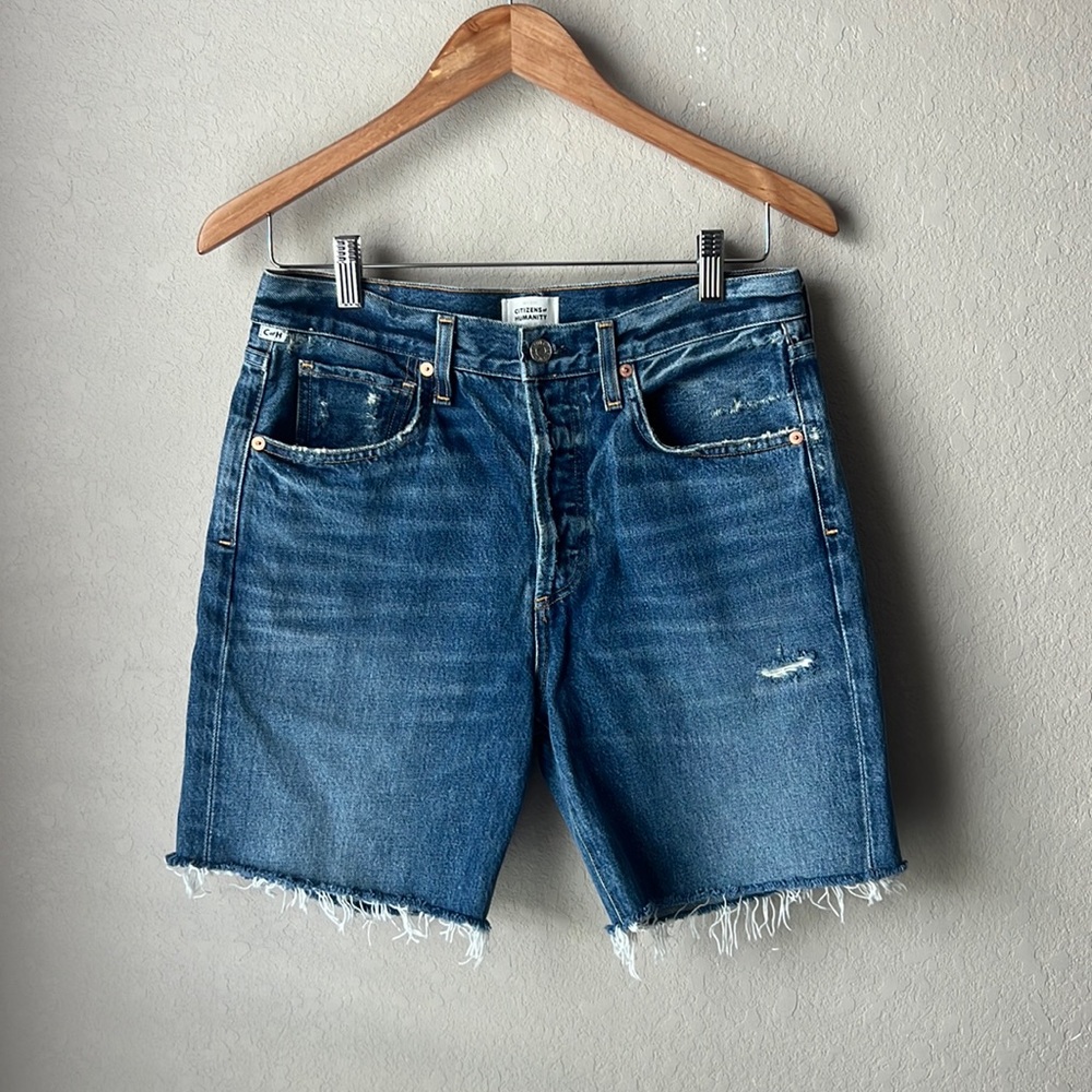Citizens of Humanity Emery Crop Shorts Sz 27
